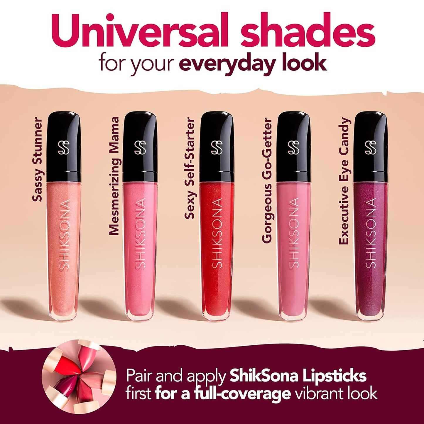 High Shine Lip Gloss | Hydrating, Vegan, Non-Sticky Lipgloss in a Timeless, Universal Color | Mesmerizing Mama (Sheer Nude Pink)