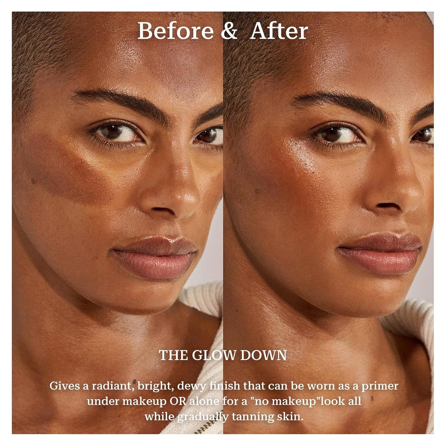 Bronzing Drops, Instant Sunshine Bronzing Drops, Lightweight and Non-greasy Liquid Bronzer Drops for Face Body, Glow Bronzing Serum Drops for Flawless Skin & A Radiant Finish(DEEP BRONZE)