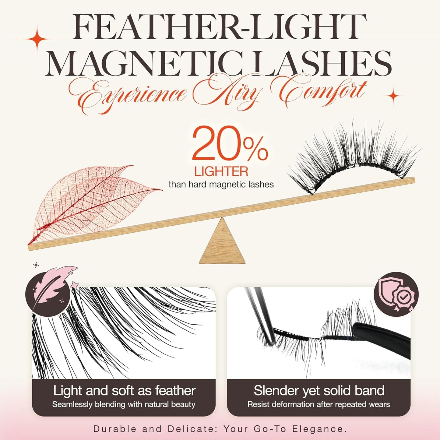 LASHVIEW Magnetic Eyelashes with Applicator,Reusable Soft Magnetic Eyelashes Natural Look, No Glue Needed RCM02-N