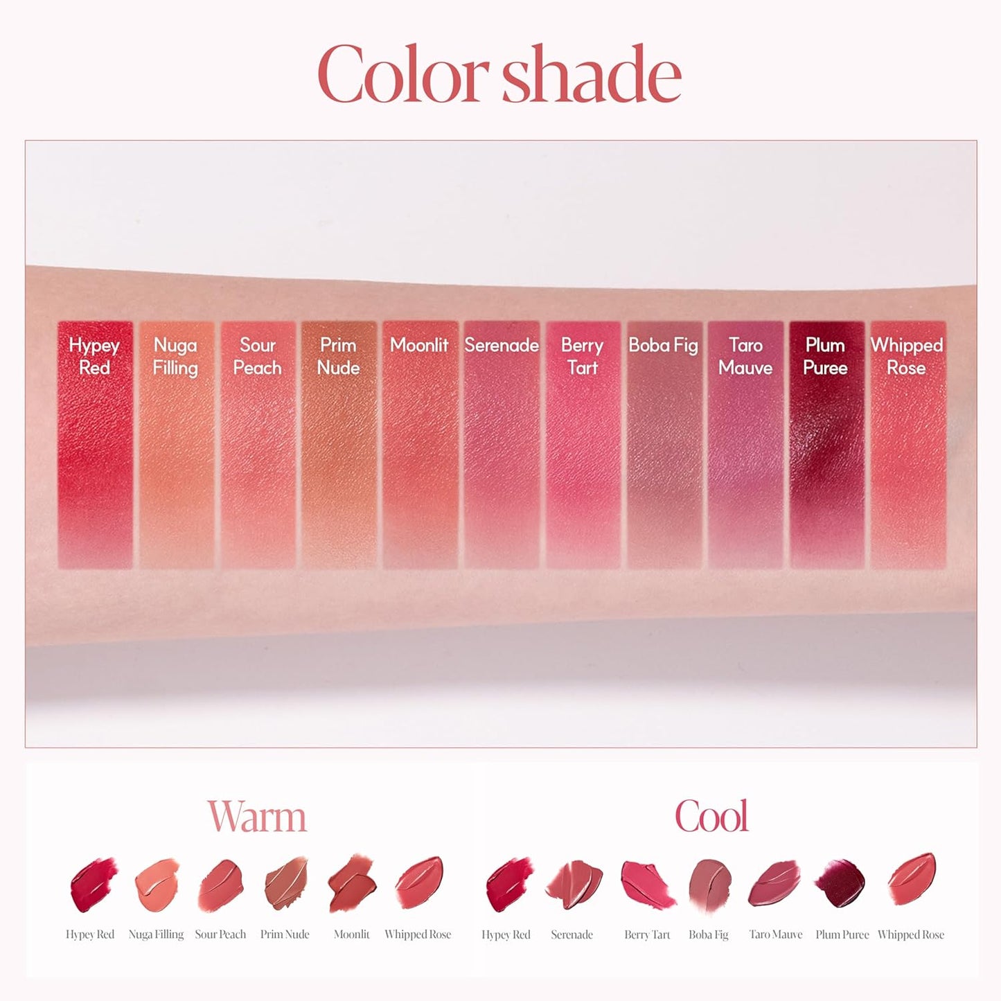 Espoir Couture Lip Tint Fitting Blur #2 Nougat Filling 0.14oz | Soft and Creamy Color for Blurry Lip Look | Smudge-Proof Fixing Lip Stain | Lightweight and Comfortable Matte Finish