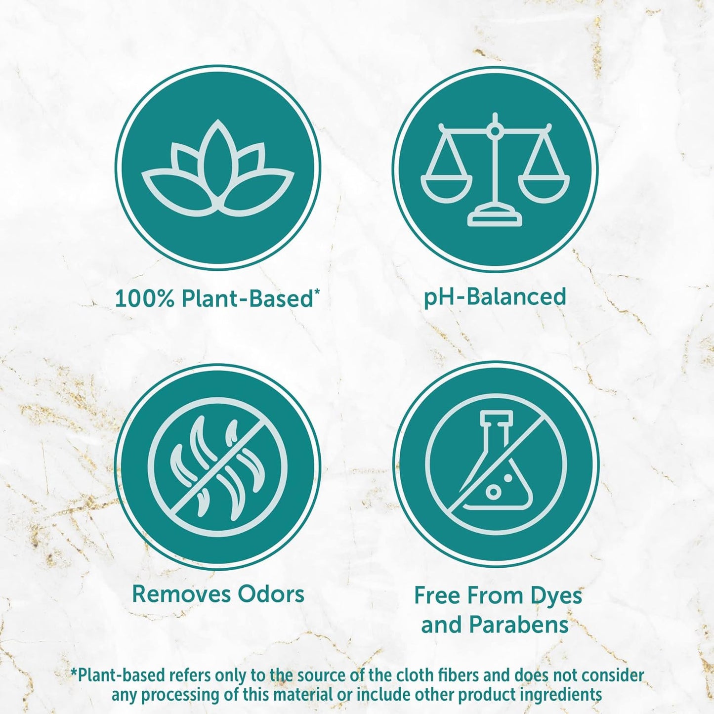 Summer's Eve Spa Calming Chamomile Feminine Wipes, 100% Plant Based*, pH balanced Plush Cloths, 24 Count