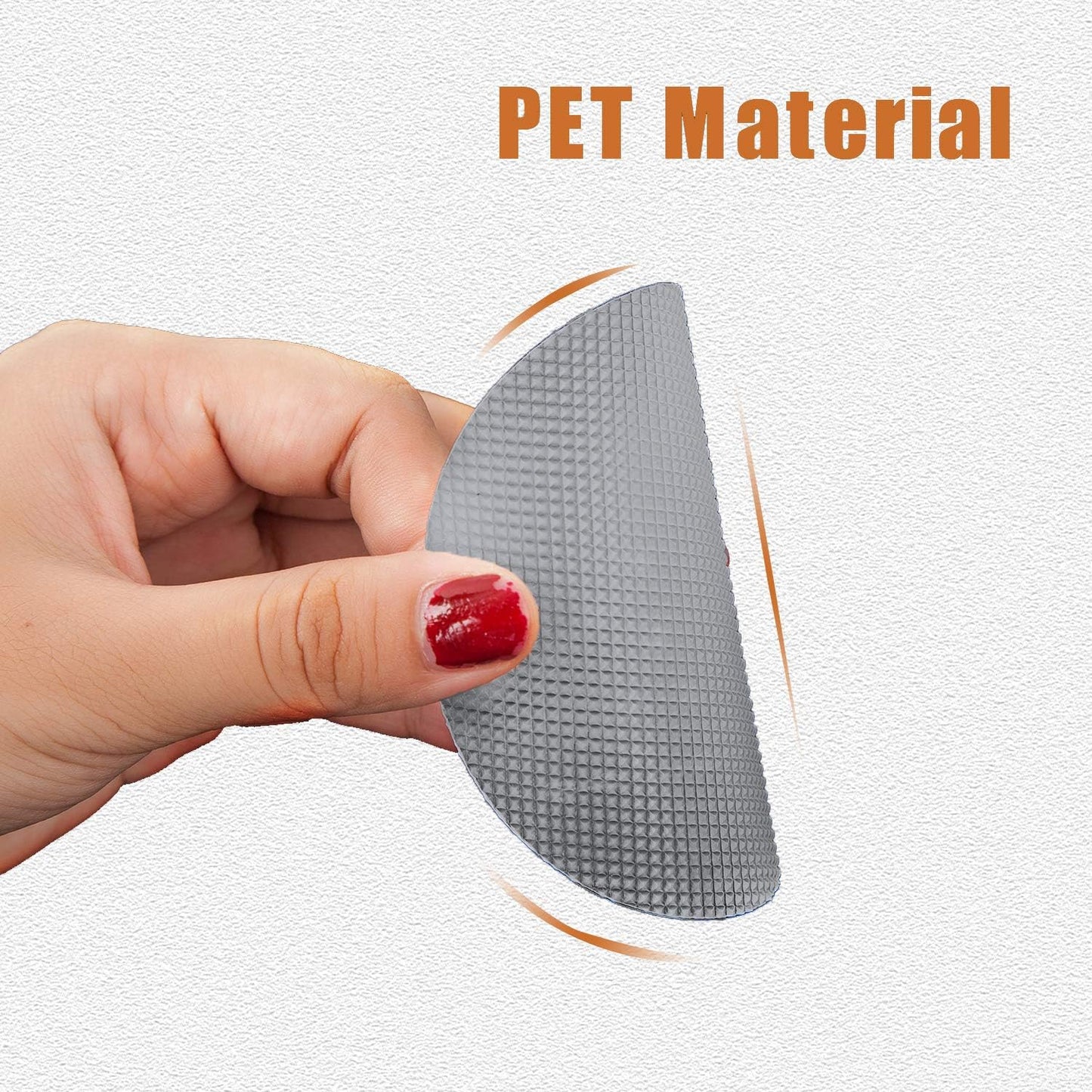 Non-Slip Bathtub Stickers, 24PCS Safety Bathroom Tubs Showers Treads Adhesive Decals Scraper (Gray)