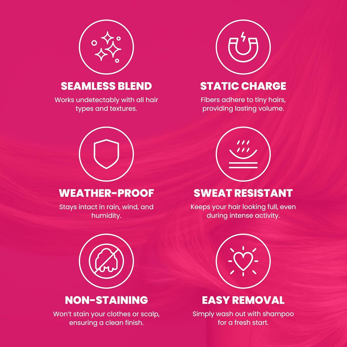 VELO Hair Building Fibers for Thinning Hair – BLONDE Hair Fibers for Men & Women – Covers Bald Spots, Hairline Powder, Hair Thickening Fibers – Hair Filler Powder for Fuller-Looking Hair – 30g