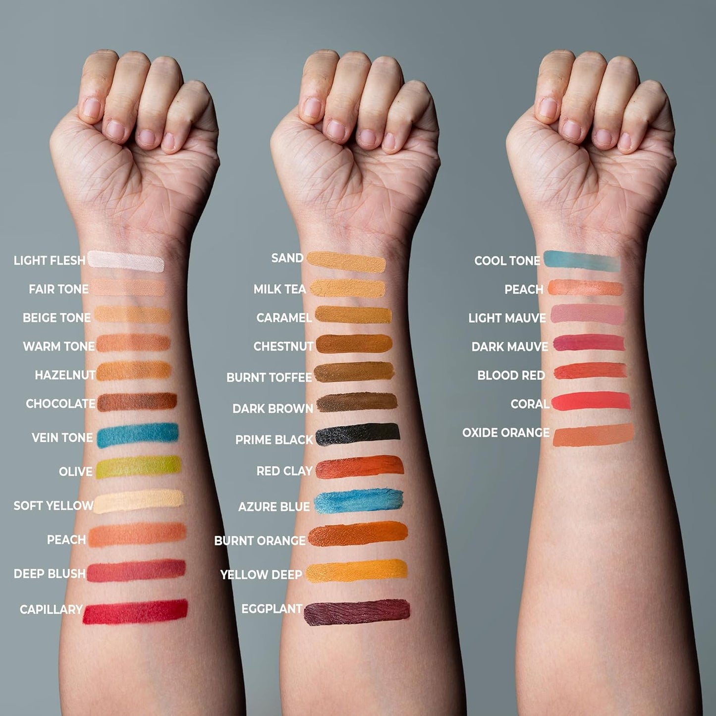 Alcohol Palette Refill Pans - Skin Tones - Sand