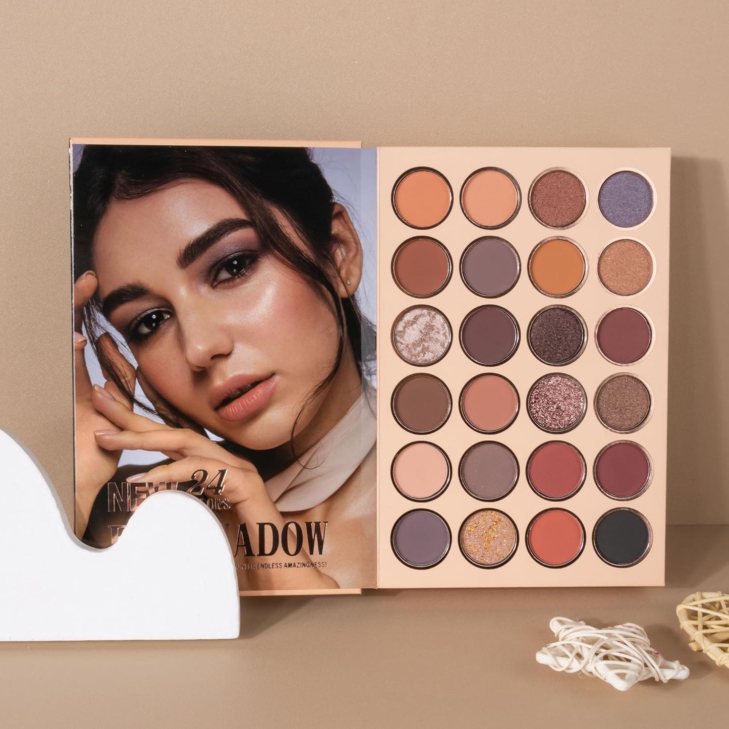 4-Layer Multi - Functional Beauty Book Kit- Style Makeup Palette Ingeniously Combines Eyeshadows, Blushes, Highlighters, Contour Powders In One,Best Choice for A Gift for Women (U150B)