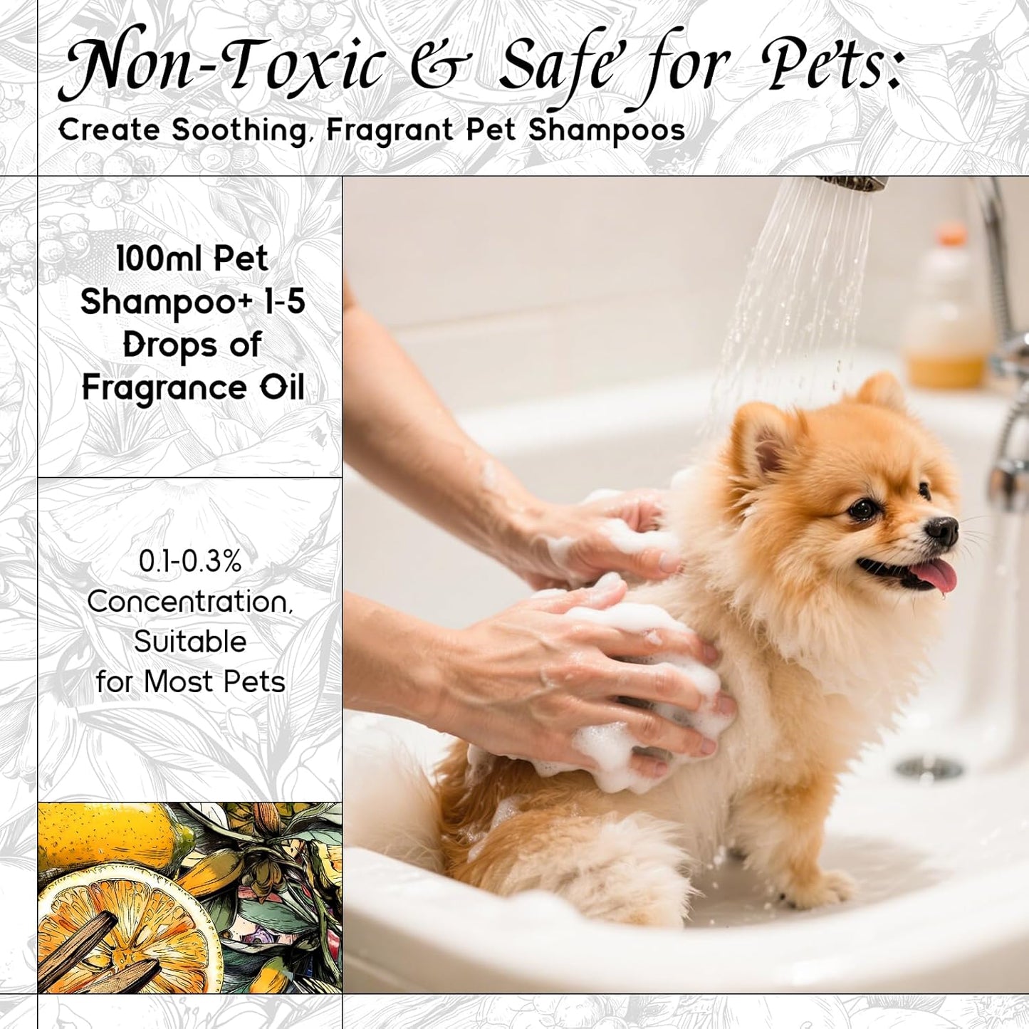 HIQILI Citrus Mirage Fragrance Oil for Candle & Soap Making, Perfect for Scent Diffuser & Humidifier, DIY Multi-Use Cleaner - 5.07 Fl Oz