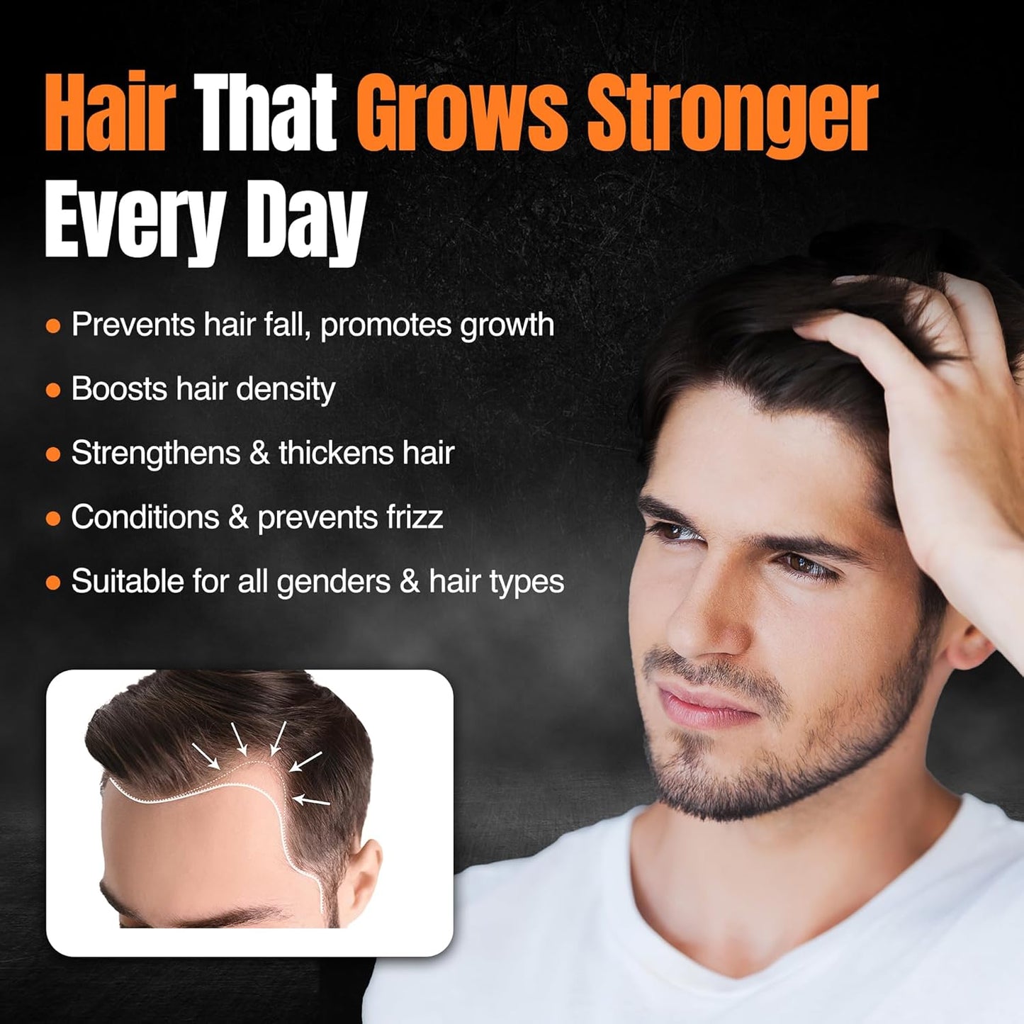 Nourish Mantra Advanced Hair Growth Serum 50ml, 3% Redensyl, 2% Anagain, 2% Procapil, 5% Rice Water, Promotes Hair Regrowth, Anti Thinning & Hair Loss Treatment,Rapid Hair Growth Serum for Women & Men