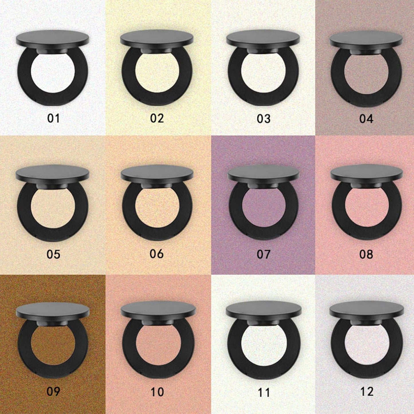 Face Highlighter Powder Palette, Glossy Glitter Illuminator Powder, Shimmer Shades for Face Highlighter Makeup, Highly Pigmented Natural Shiny Highlight Makeup Illuminator Highlighter 11