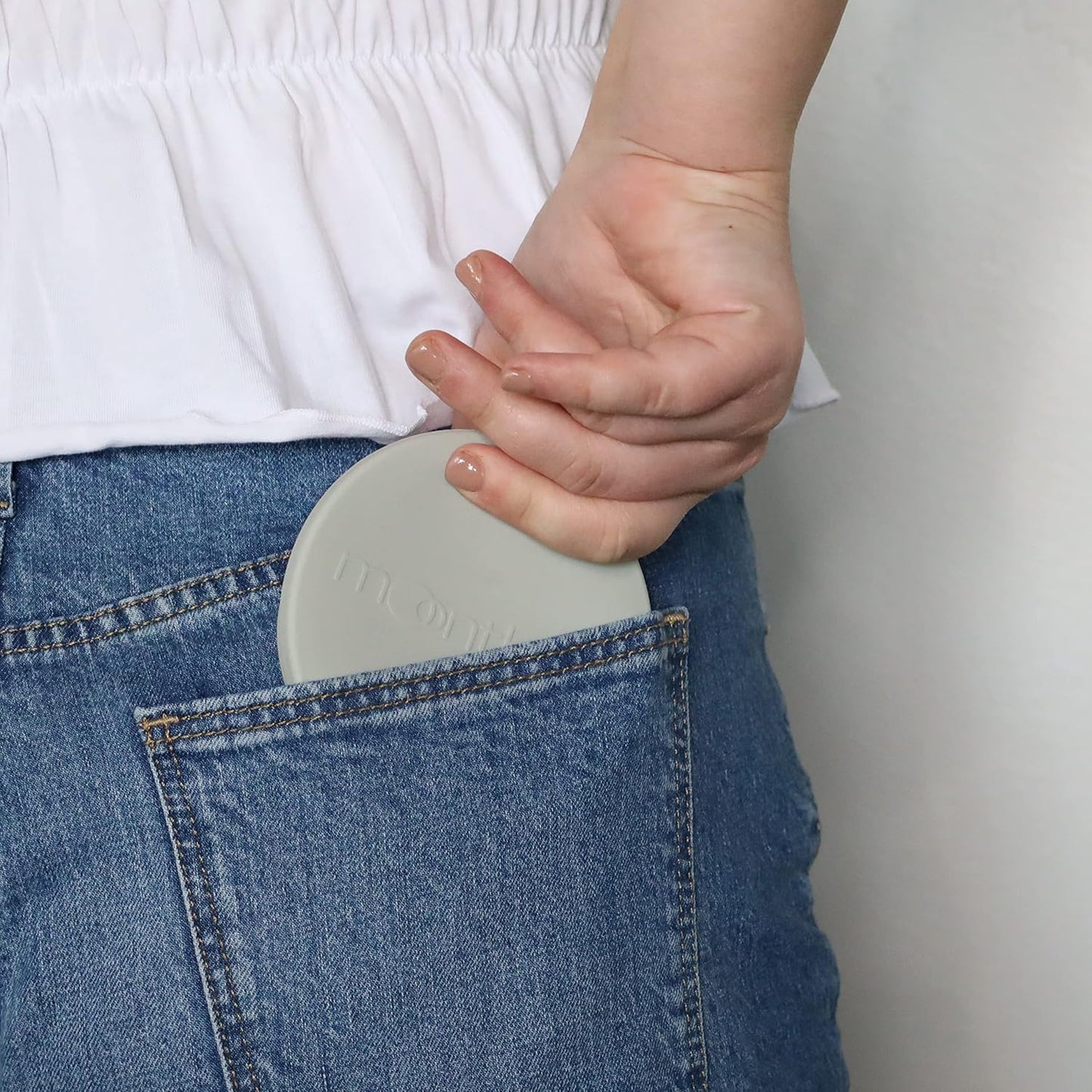 Menstrual Cup Sterilizer, Period Disc Cleaner, Period Cup or Menstrual Disk Travel Wash Case, Multi-Use Shaker for Cleaning or Storage Container, Reusable Menstral Sanitizer (Grey)